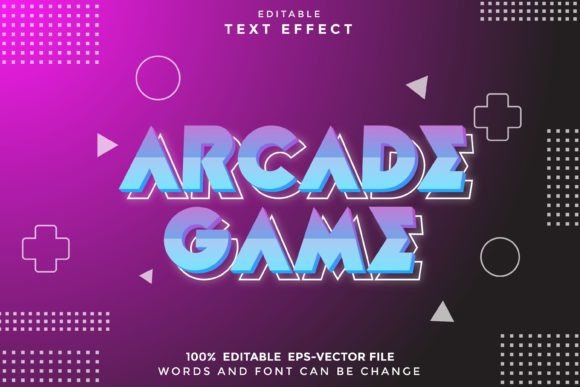 Arcade Game Editable Text Effect: A Creative Tool for Dynamic Typography