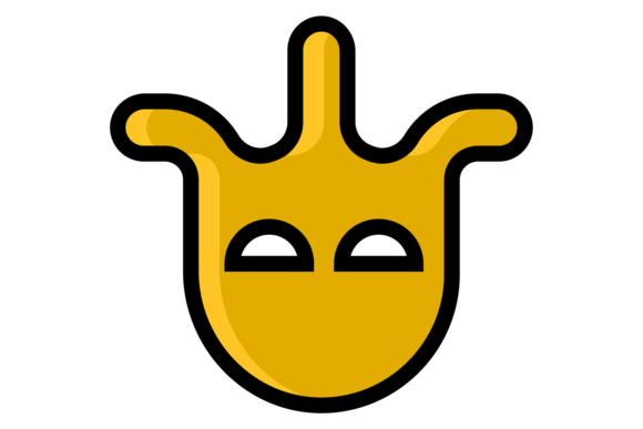 Color Game Character: Funny Arcade Shape – A Playful Design for Practical Use
