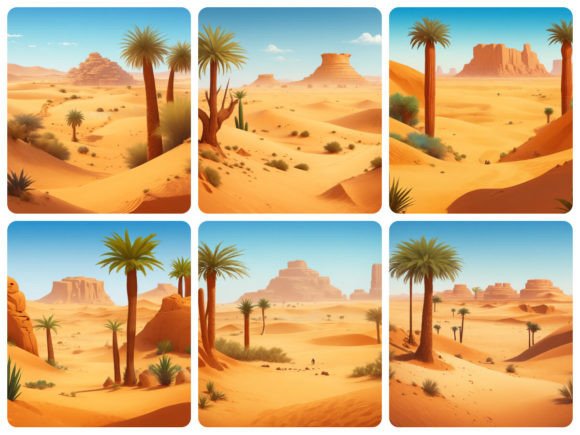 Exploring the Game Level Landscape of African Desert for Digital Design Projects