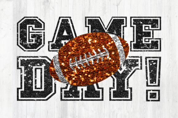 Football Game Day Black Glitter: Elevate Your Creative Projects