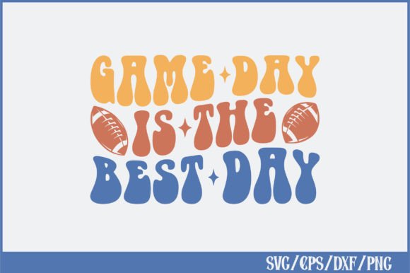 Game Day Is the Best Day Retro SVG