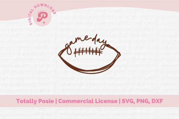 Game Day SVG Football Design: A Versatile Creative Asset for Print and Craft Projects