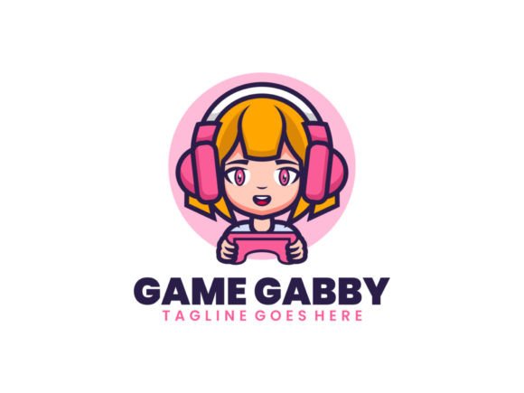Game Gabby Mascot Cartoon Logo: A Versatile Design Asset