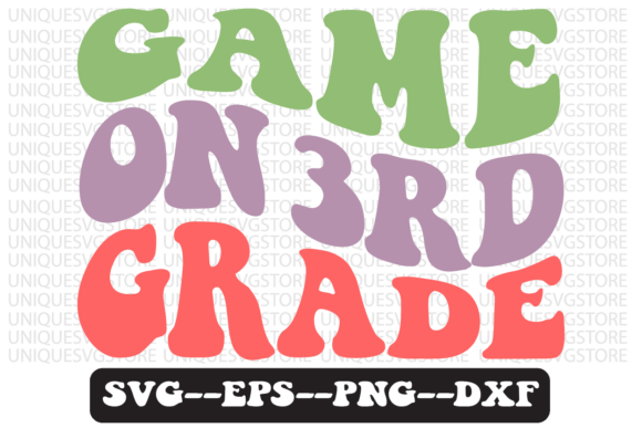 Game on 3rd Grade Retro SVG Design – A Unique Blend of Nostalgia and Customization