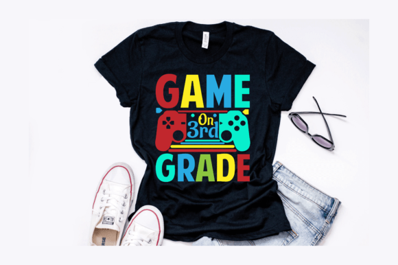 Game on 3rd Grade T-Shirt Design: A Versatile Choice for Custom Apparel and More