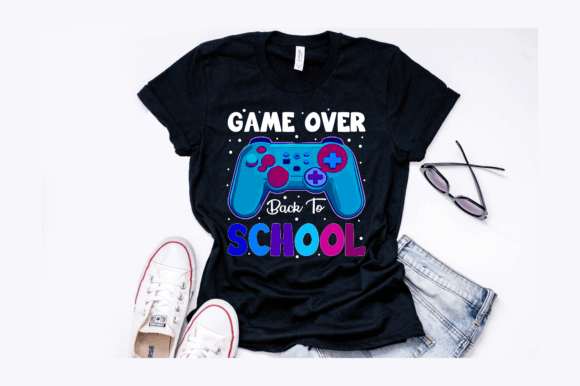 Game Over Controller T-Shirt Design: A Versatile Creative Asset for Every Occasion