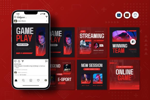 Game Play Instagram Post: Design Like a Pro, No Skills Needed