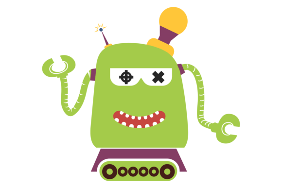 Green Robot Monster: The Funny Kid Game Character Captivating Creatives and Marketers Alike