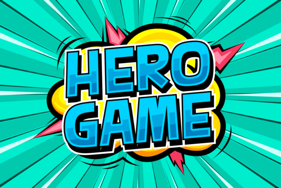 Hero Game: A Bold Display Font for Impactful Design