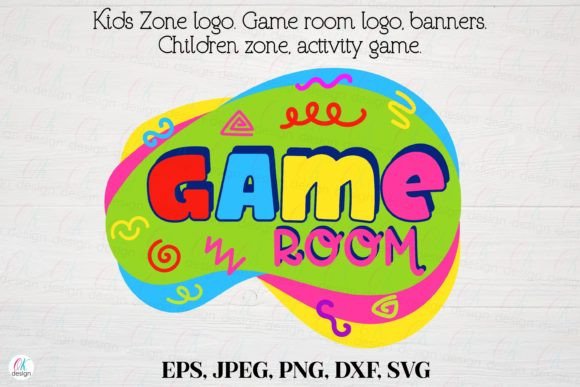Kids Zone Logo 13: Designing a Playful Identity for Game Rooms and Activity Centers