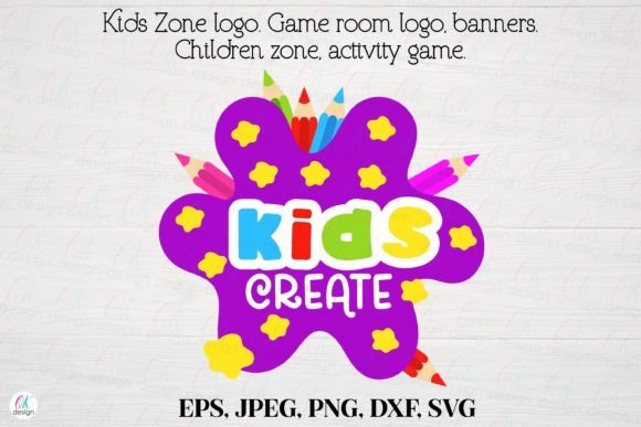Kids Zone Logo 27: Game Room & Activity Design