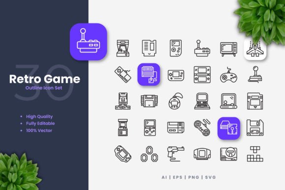 Retro Game Icons: Timeless Design for Modern Digital Needs