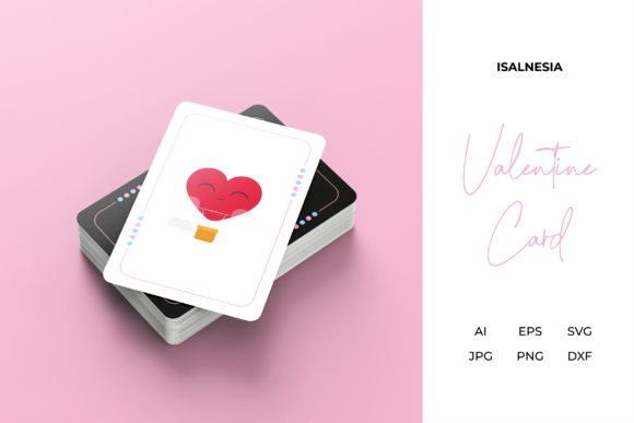 Valentine Love Game Card Vector Design