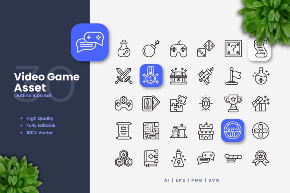 Video Game Asset Icons: Creative Design Made Simple